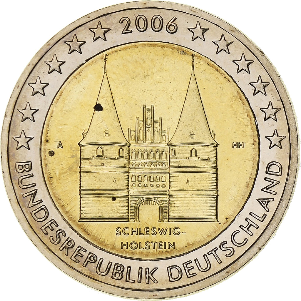 Germania,
2 euro,
Schleswig Holstein