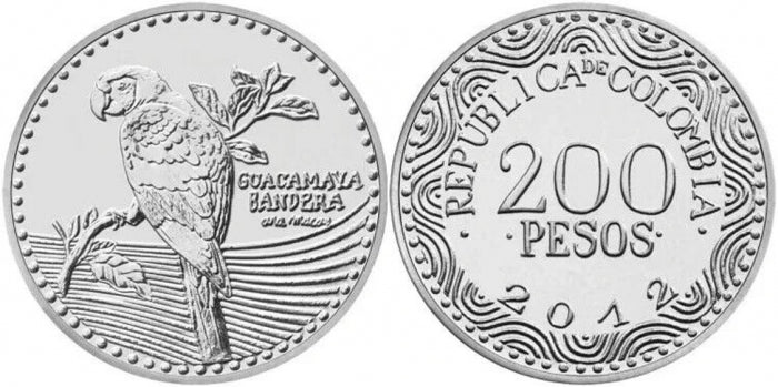 Columbia 200 Pesos 2023 UNC, pasare